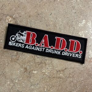 B.A.D.D. Embroidered Patch